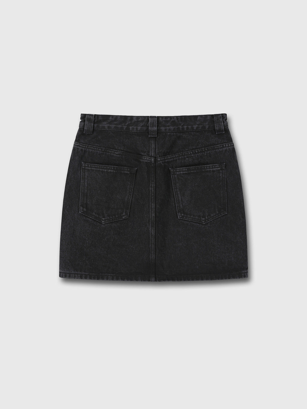 Tonywack - Metal Stud Denim Skirt (Faded Black) product image 7 | TRAB K-Fashion Australia