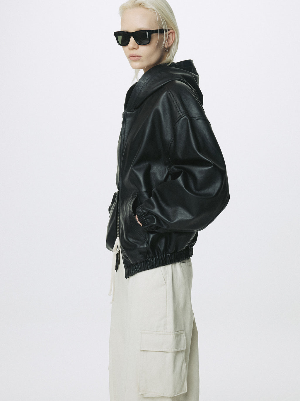 Tonywack - Cotton Drawstring Cargo Trousers (Ivory) product image 2 | TRAB K-Fashion Australia