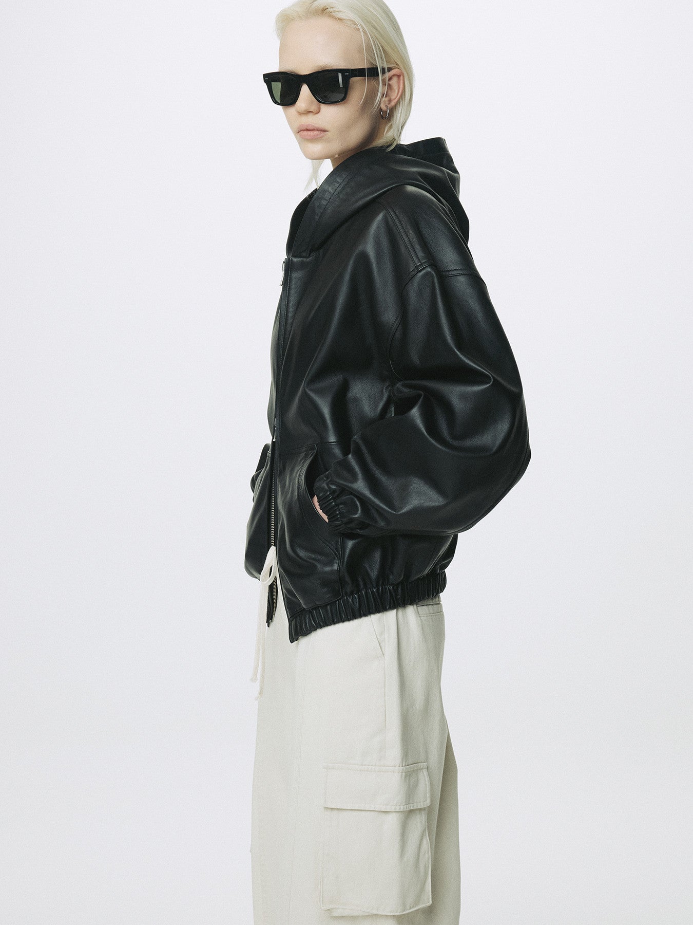 Tonywack - Cotton Drawstring Cargo Trousers (Ivory) product image 2 | TRAB K-Fashion Australia