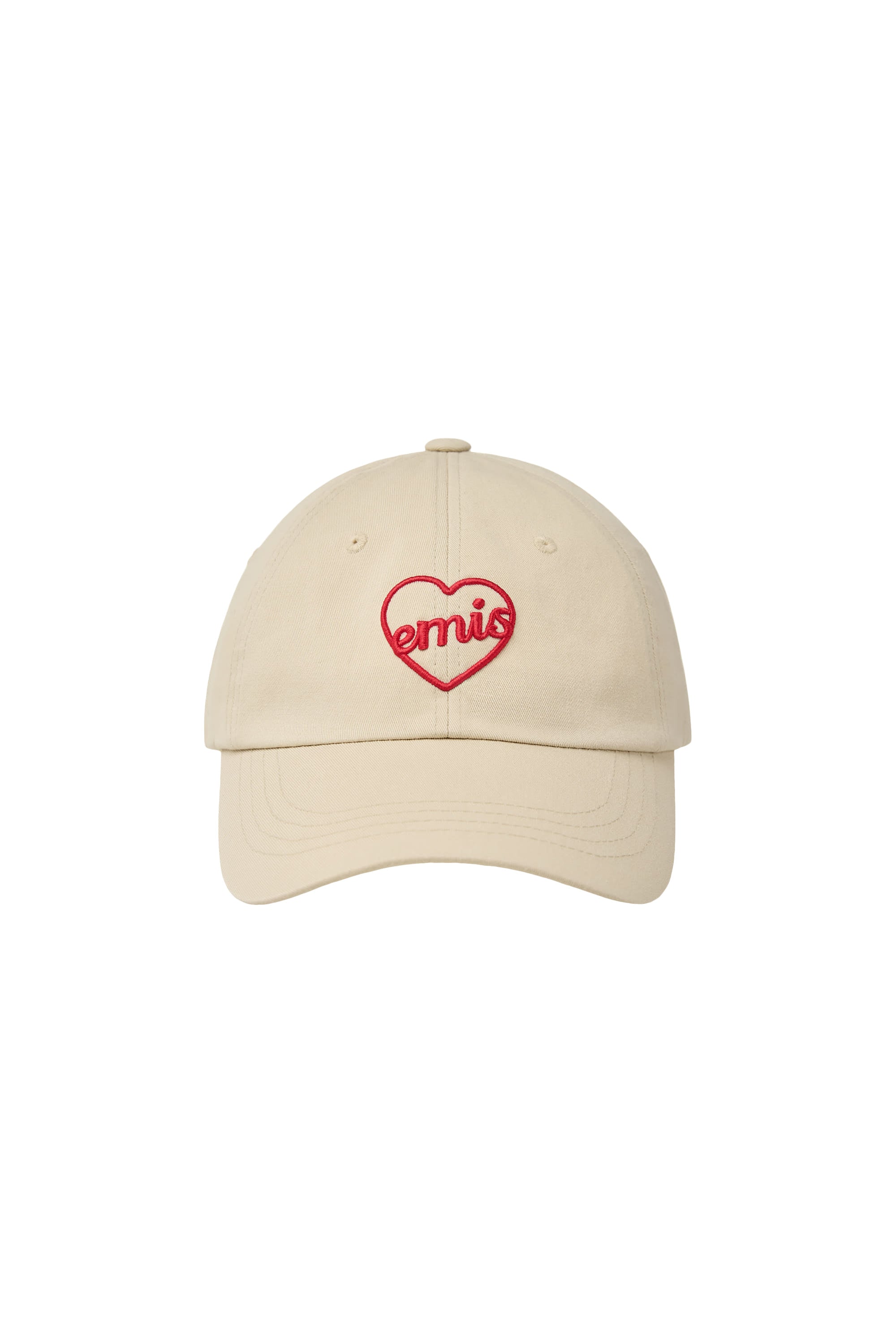 Emis - Heart Ball Cap (Light Beige) product image 1 | TRAB K-Fashion Australia