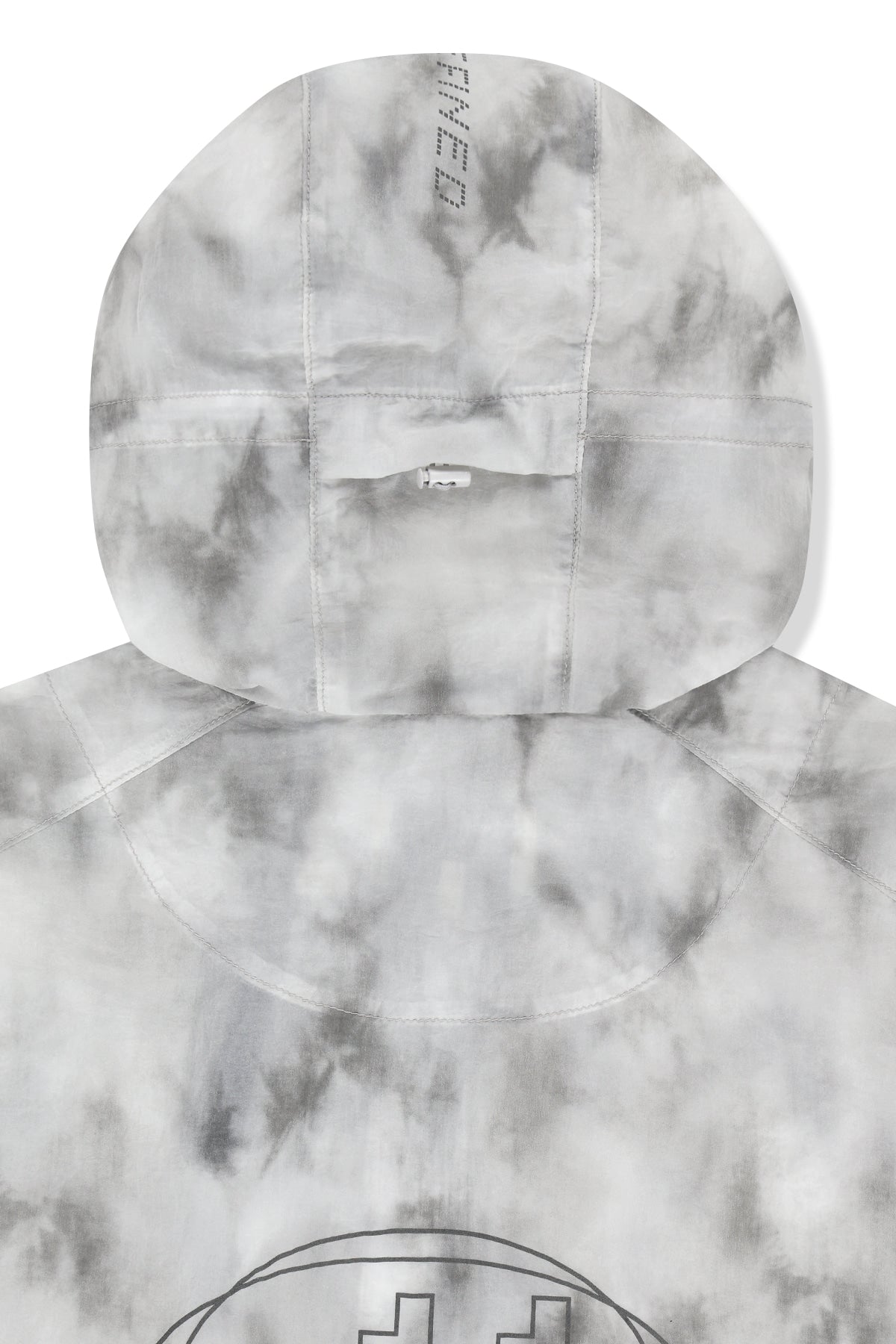 Matin Kim - Matin Pace Reflective Logo Windbreaker (Light Grey) product image 6 | TRAB K-Fashion Australia