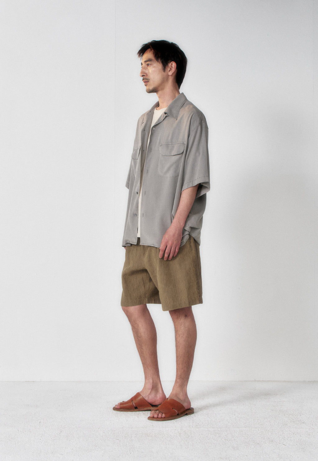 Art if acts - Tencel Two Pocket Half Shirt (Cliff) product image 4 | TRAB K-Fashion Australia