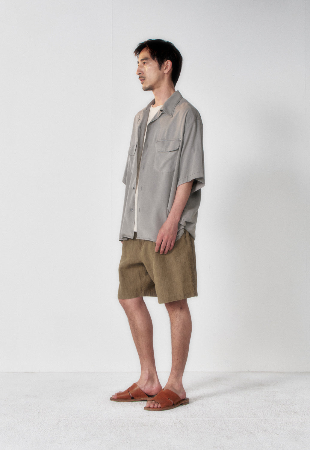 Art if acts - Tencel Two Pocket Half Shirt (Cliff) product image 4 | TRAB K-Fashion Australia
