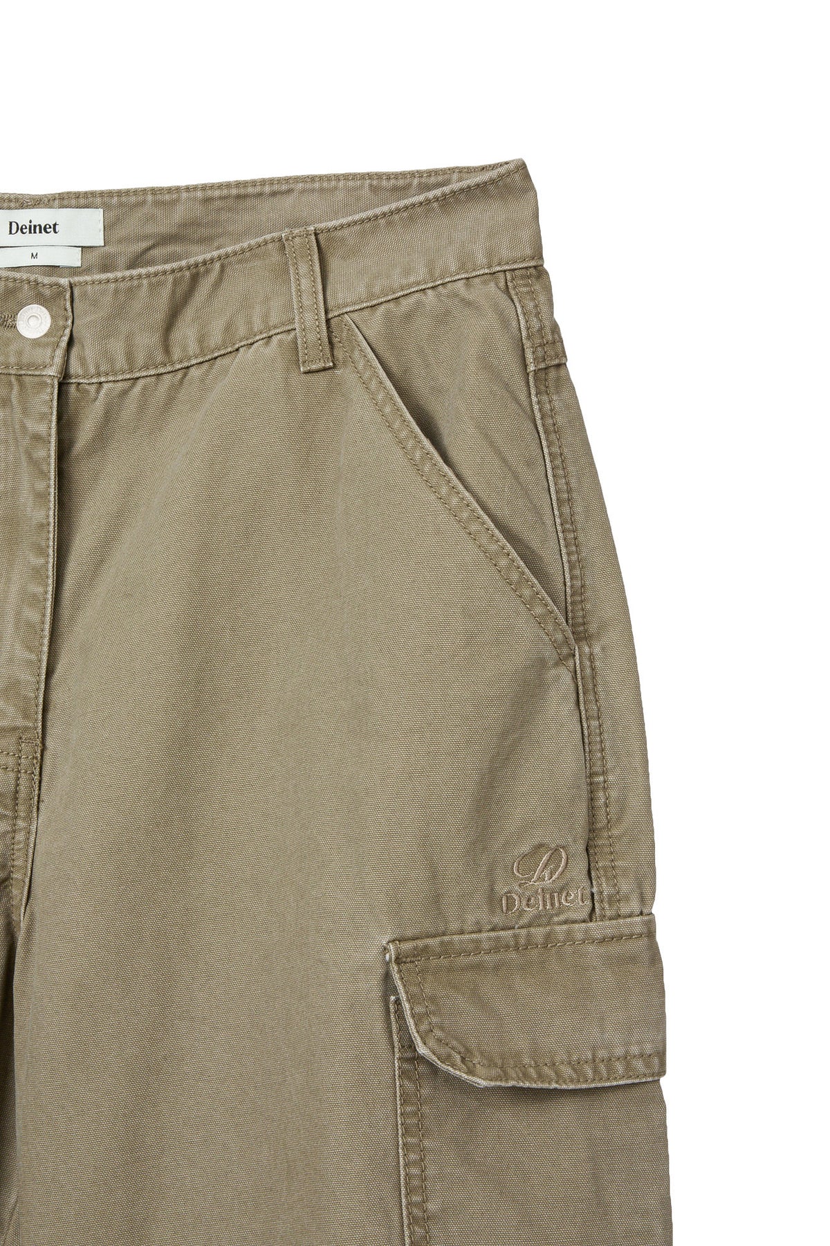 Deinet - Vintage Washed Cargo Pants (Beige) product image 4 | TRAB K-Fashion Australia