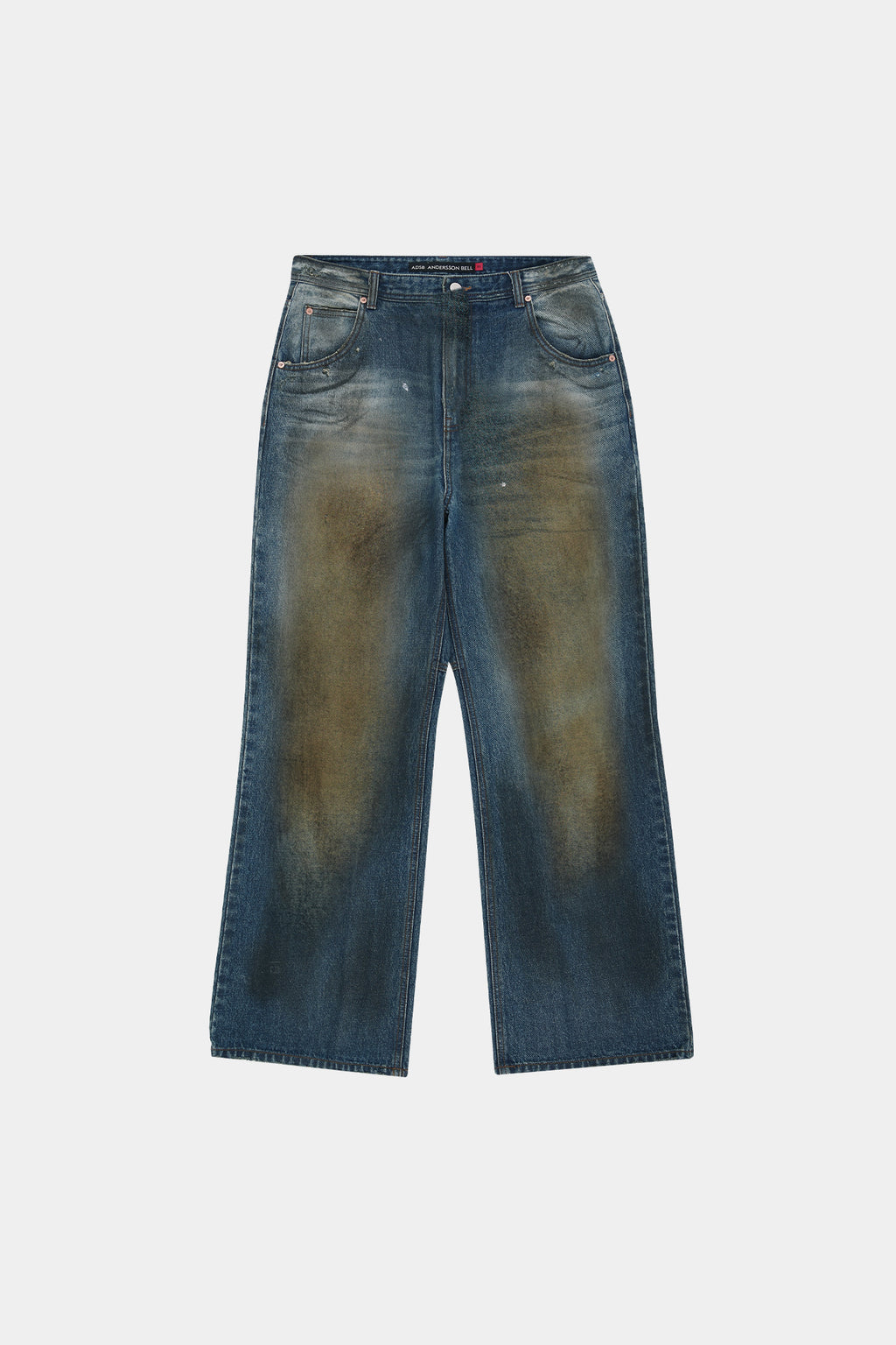 Andersson Bell - Unisex Coated Blue Wide-Leg Jeans (blue) (Blue) product image 10 | TRAB K-Fashion Australia