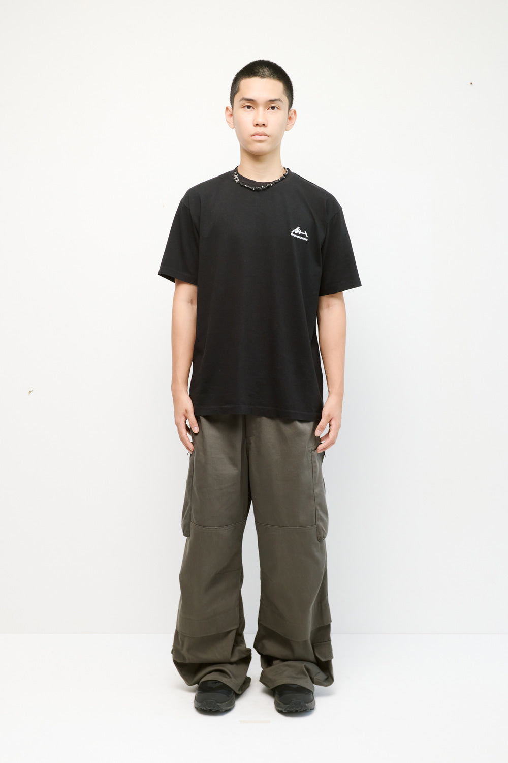 Hatchingroom - Shirakami Woods 8 Tee Washed (Black) product image 3 | TRAB K-Fashion Australia