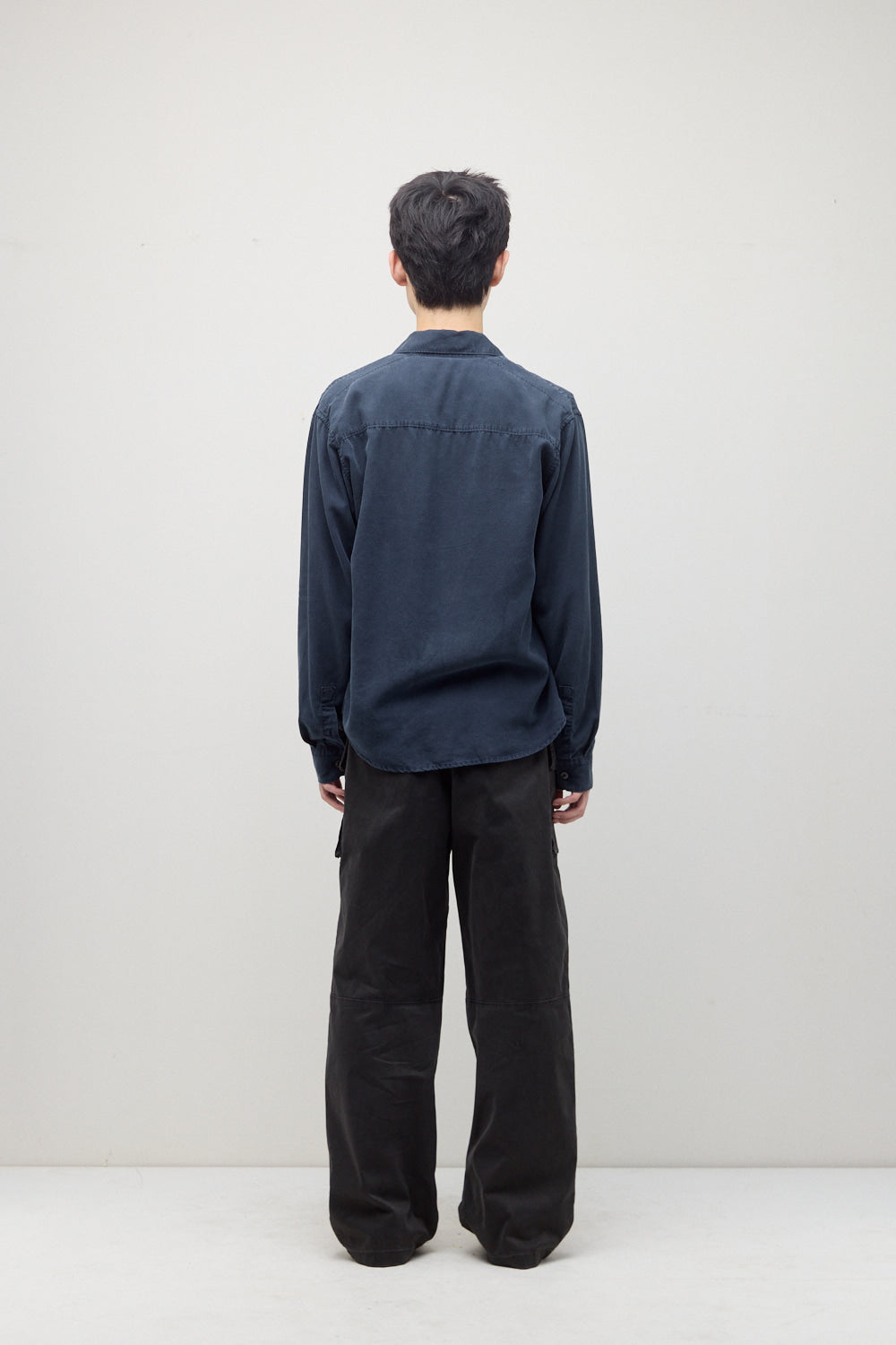 Hatchingroom - Zip Shirt (Bleached Navy) product image 5 | TRAB K-Fashion Australia