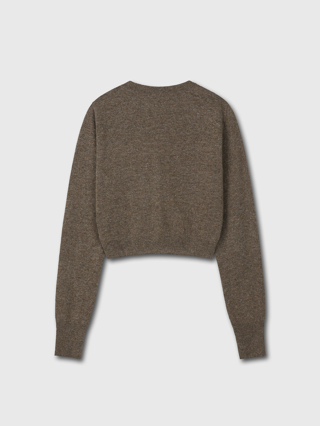 Tonywack - Merino Wool Cropped Cardigan (Brown) product image 8 | TRAB K-Fashion Australia
