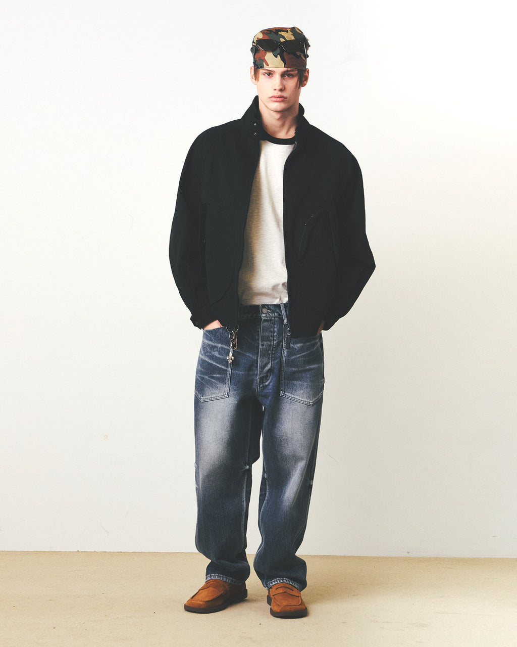 Eastlogue - Breeze Harrington Jumper (Black) product image 1 | TRAB K-Fashion Australia