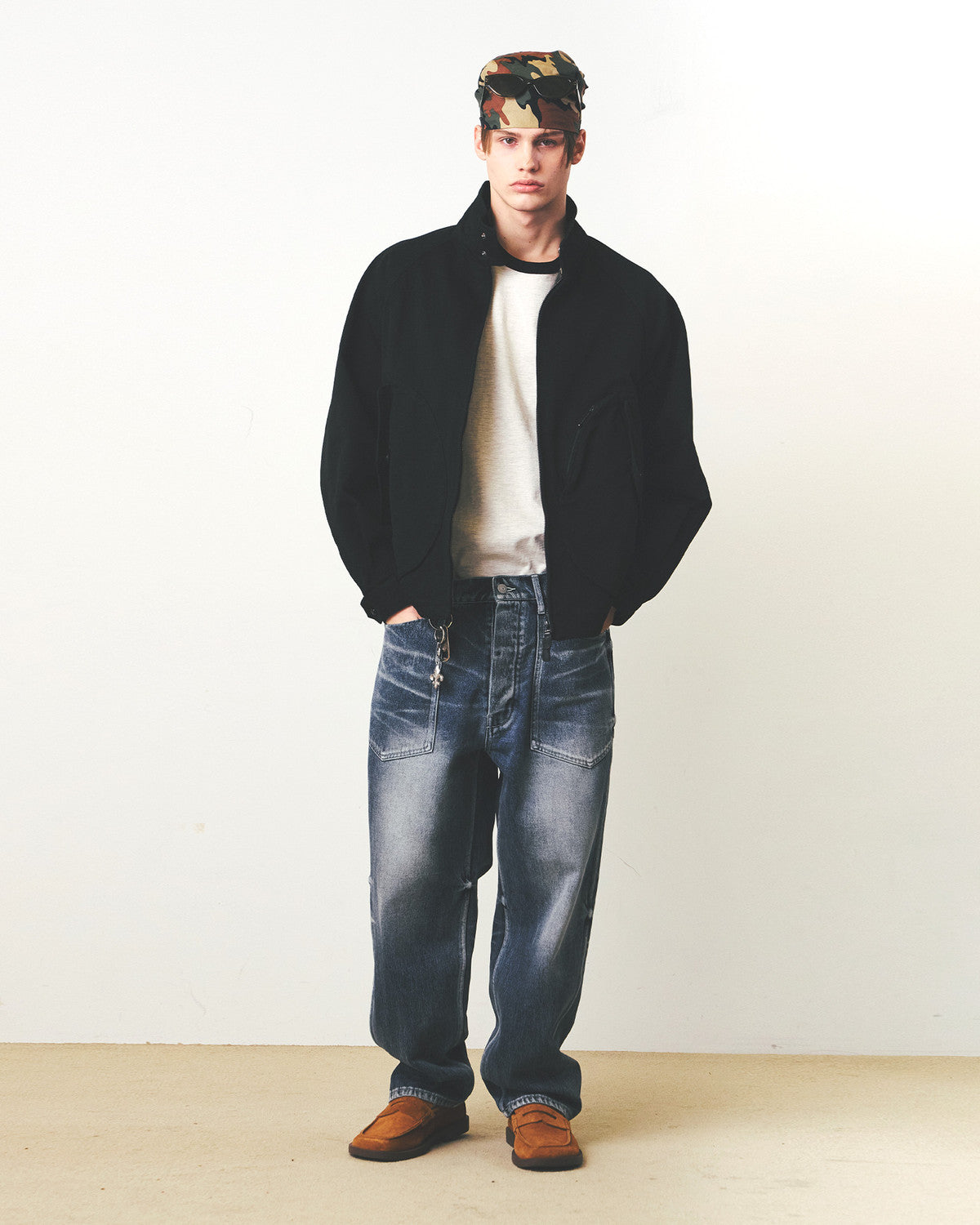 Eastlogue - Breeze Harrington Jumper (Black) product image 1 | TRAB K-Fashion Australia