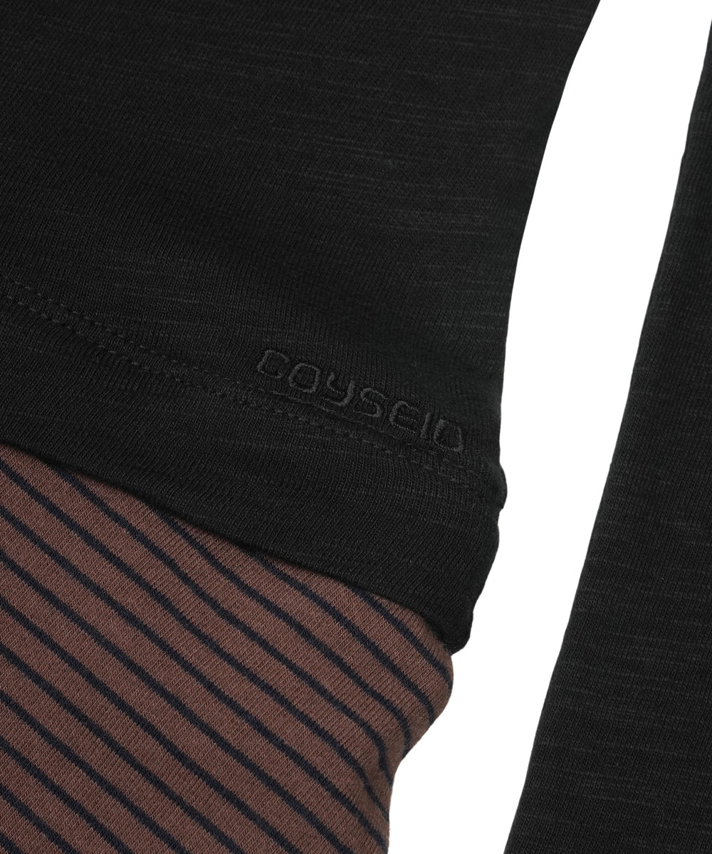 Coyseio - Stripe Cancan One Piece (Black) product image 13 | TRAB K-Fashion Australia