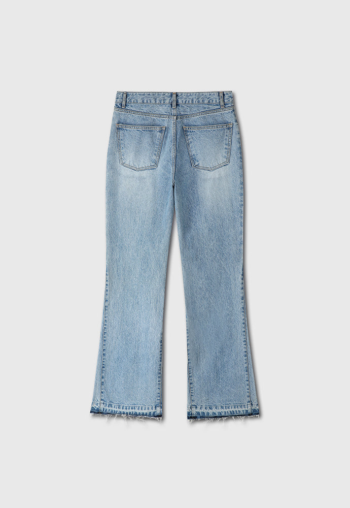 Tonywack - Flared Reconstructed Denim Jeans (Washed Light Blue) product image 7 | TRAB K-Fashion Australia