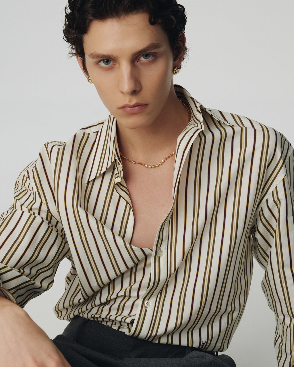 Numbering - Stone Ball Chain Necklace #3703 product image 4 | TRAB K-Fashion Australia