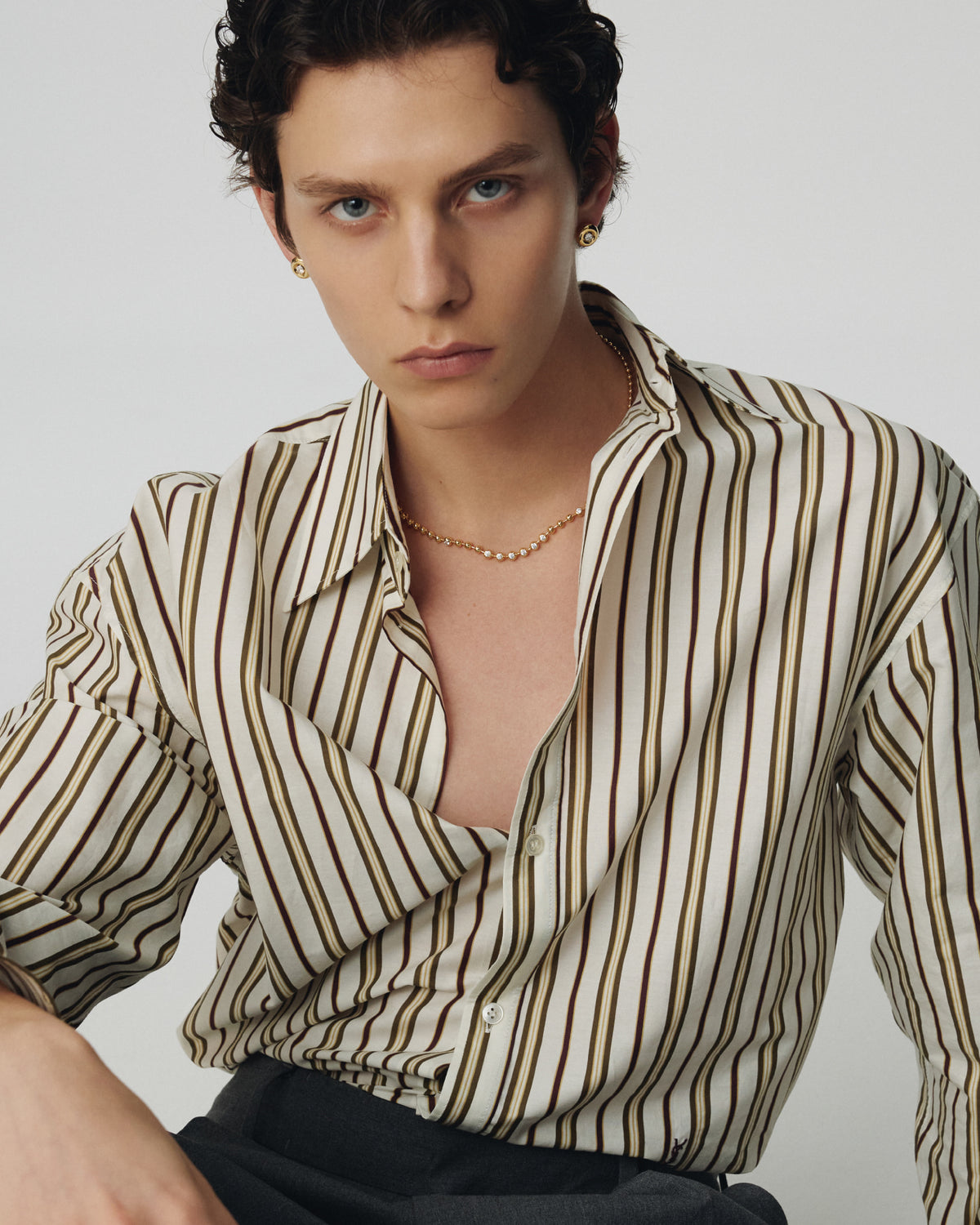 Numbering - Stone Ball Chain Necklace #3703 product image 4 | TRAB K-Fashion Australia