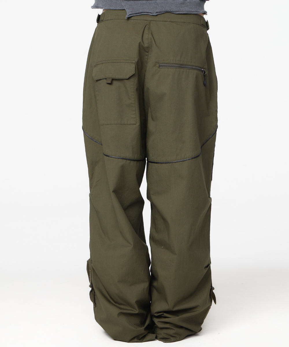 Coyseio - Washed Strap Line Pants (Khaki) product image 4 | TRAB K-Fashion Australia
