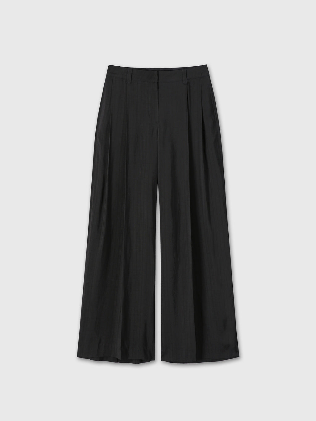 Tonywack - Airy Wide Leg Pleated Trousers (Black) product image 9 | TRAB K-Fashion Australia