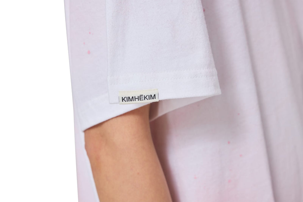 Kimhe Kim - Spray Dyed T-Shirt (White) product image 10 | TRAB K-Fashion Australia