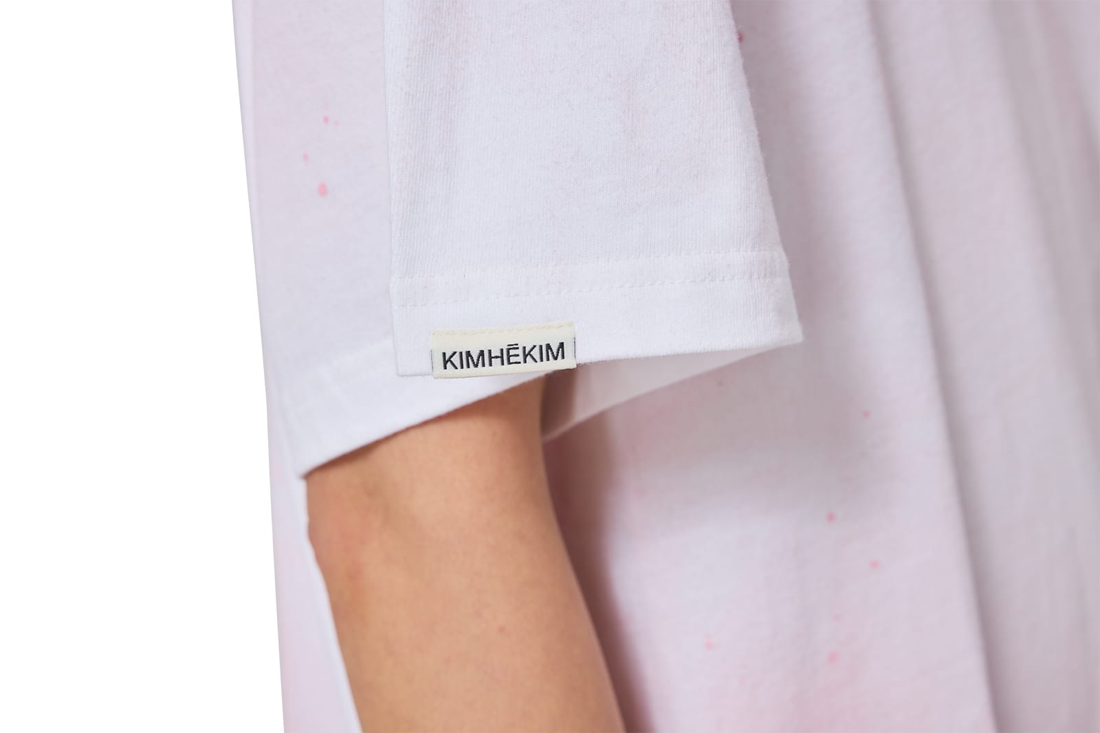 Kimhe Kim - Spray Dyed T-Shirt (White) product image 10 | TRAB K-Fashion Australia