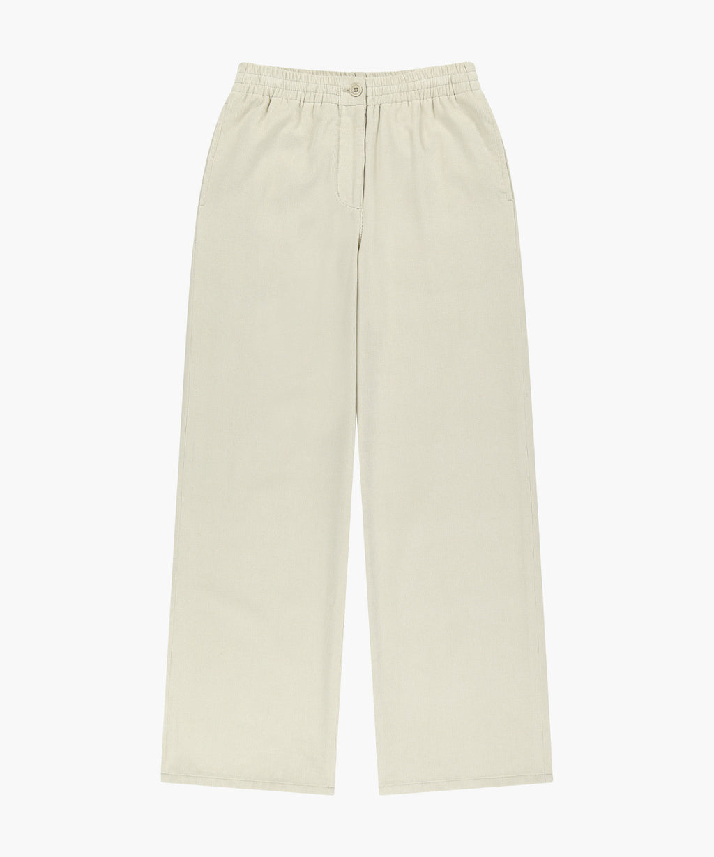 Marithe & Francois Girbaud - Corduroy Easy Pants (Cream) product image 4 | TRAB K-Fashion Australia