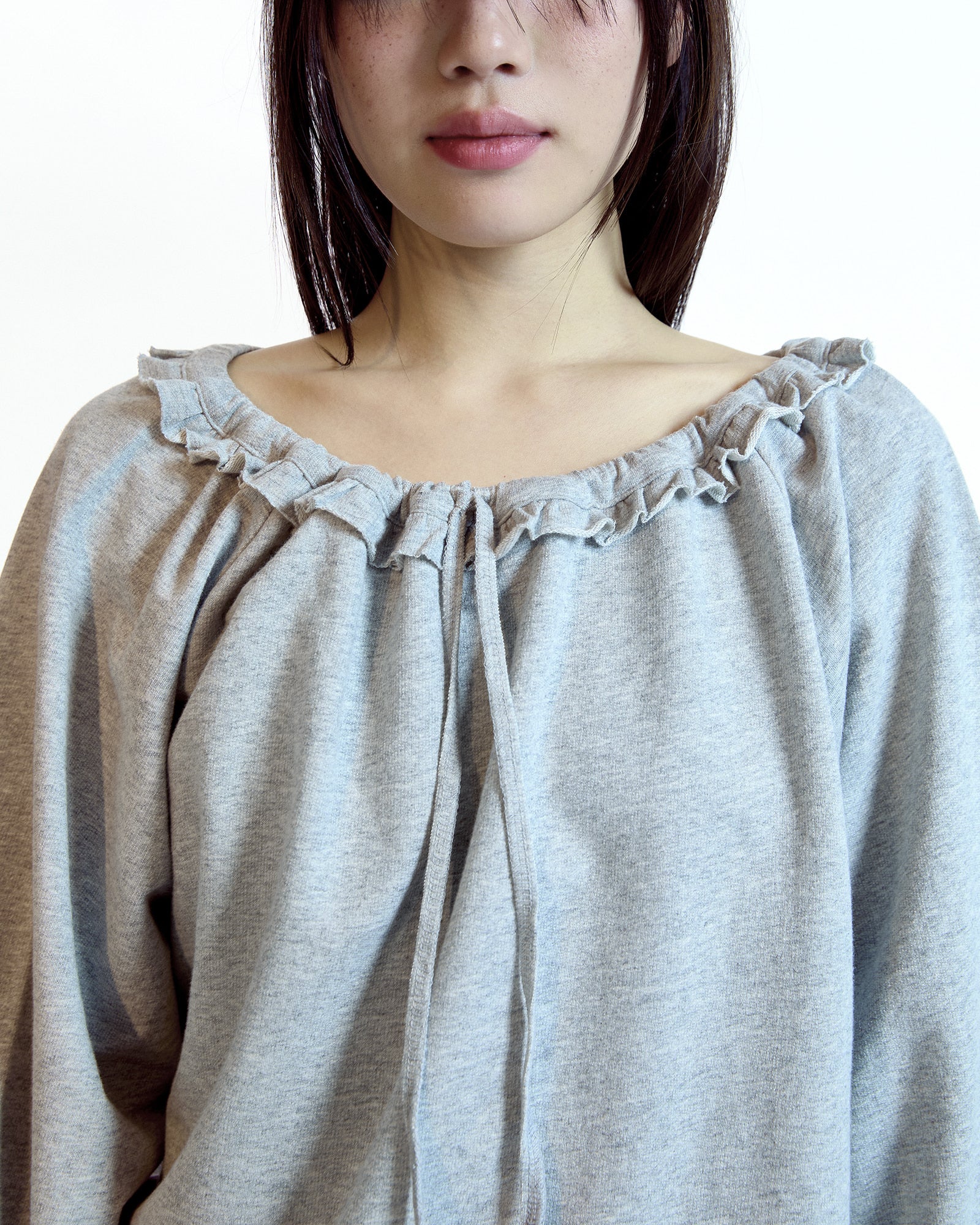 Coyseio - Drawstring Long Sleeve (Melange Grey) product image 2 | TRAB K-Fashion Australia