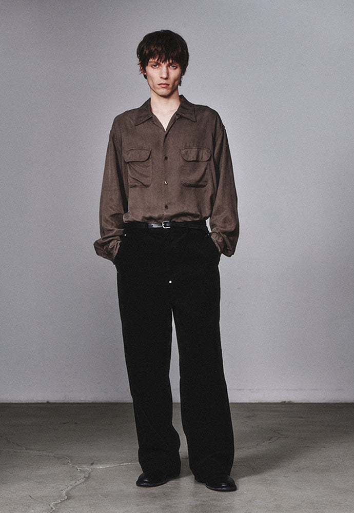 Art if acts - Vintage Wide Corduroy Pants (Black) product image 5 | TRAB K-Fashion Australia