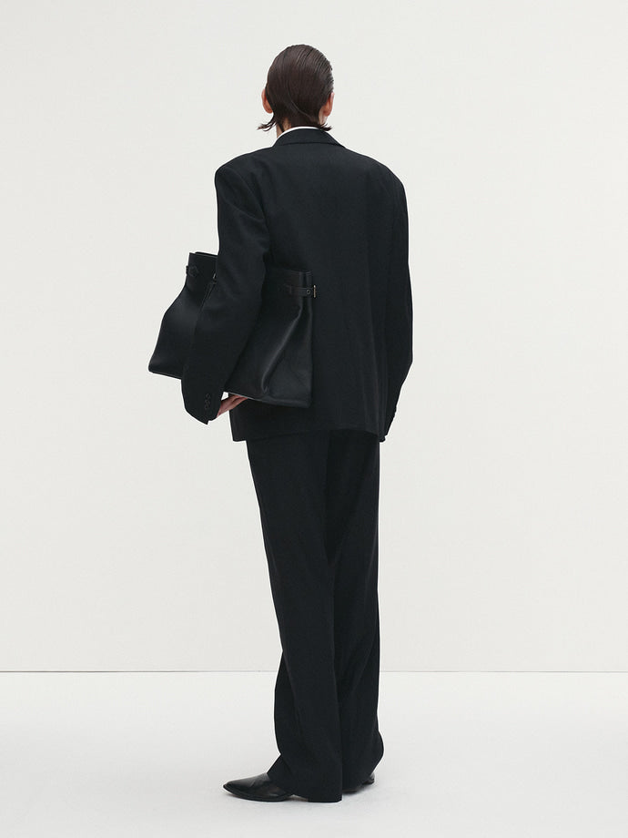 Tonywack - Virgin Wool Relaxed Tailored Jacket (Black) product image 3 | TRAB K-Fashion Australia