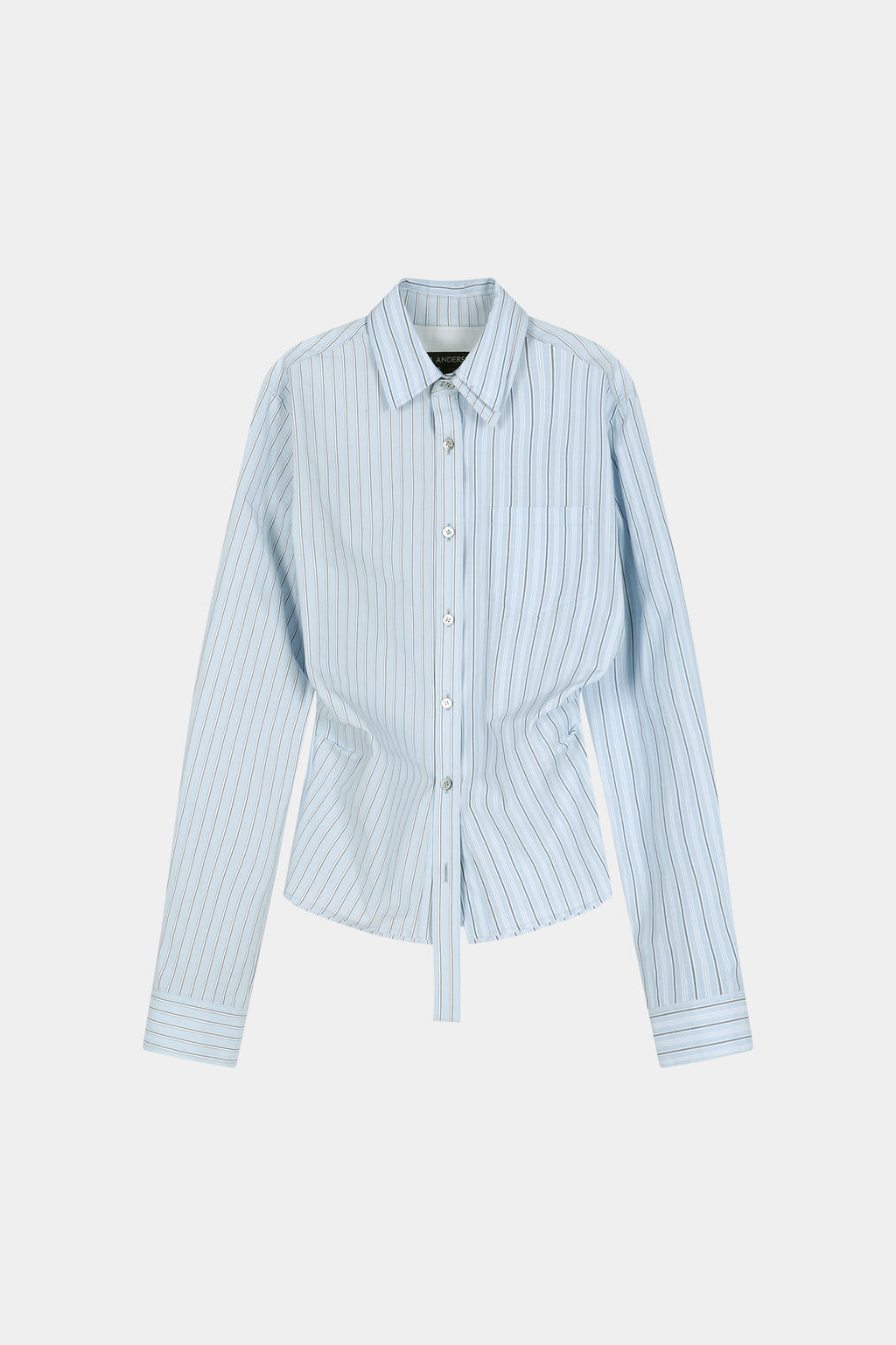 Andersson Bell - Split-Stripe Contour Shirt (blue) (Blue) product image 9 | TRAB K-Fashion Australia
