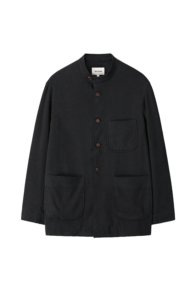 Art if acts - Silk French Forestiere Jacket (Black) product image 7 | TRAB K-Fashion Australia