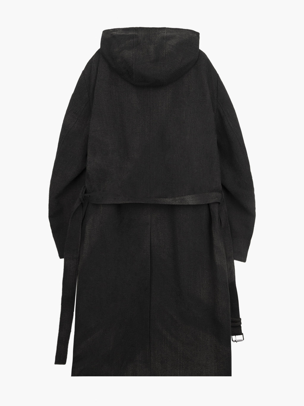 Jiyong Kim - Sun-Bleached Hooded Coat (Black) product image 9 | TRAB K-Fashion Australia