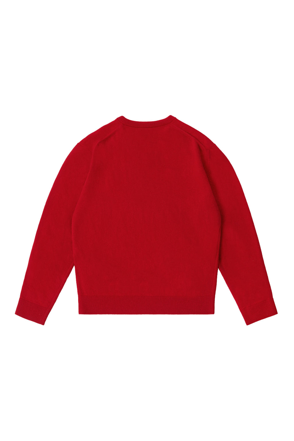 STU - Pin Tuck V-neck Knit (Red) product image 11 | TRAB K-Fashion Australia