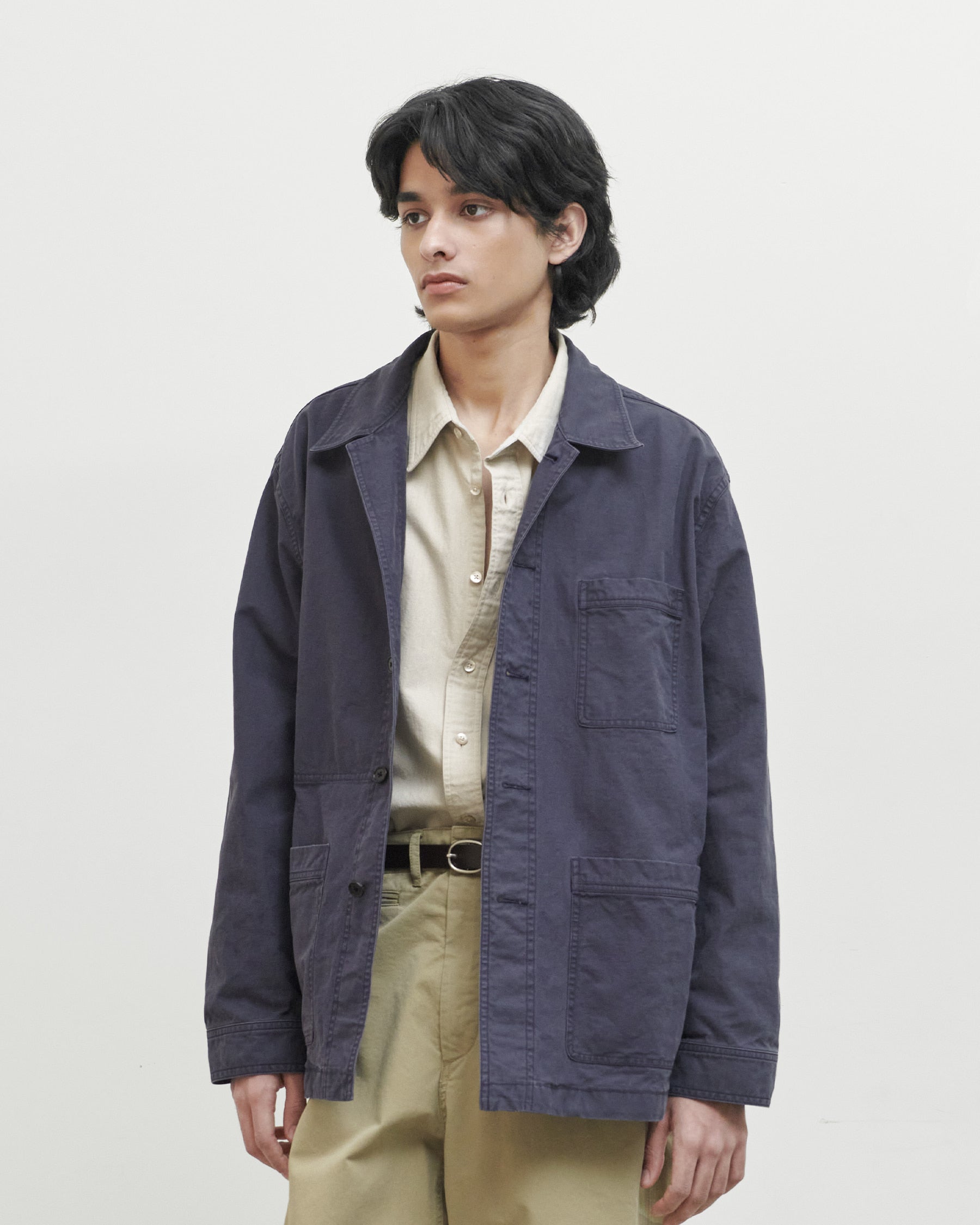 Brownyard - Washed Work Jacket (Navy) product image 1 | TRAB K-Fashion Australia