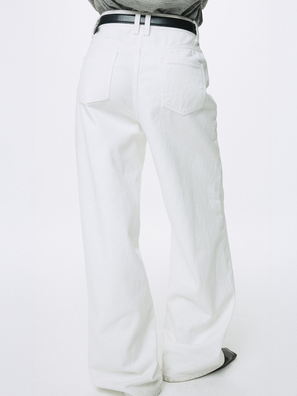 Tonywack - Wide-Leg Baggy Denim Jeans (Off White) product image 5 | TRAB K-Fashion Australia