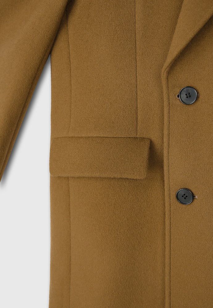 Tonywack - Cashmere Double-Breasted Tailored Coat (Dark Camel) product image 13 | TRAB K-Fashion Australia