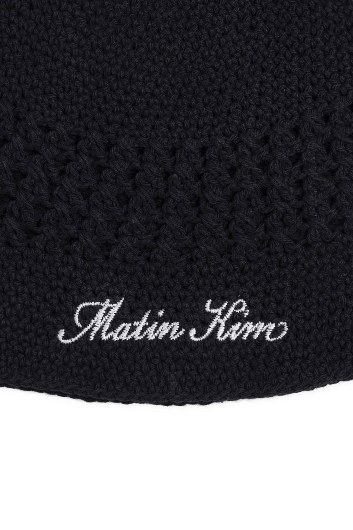 Matin Kim - Crochet Cotton Bucket Hat (Black) product image 3 | TRAB K-Fashion Australia