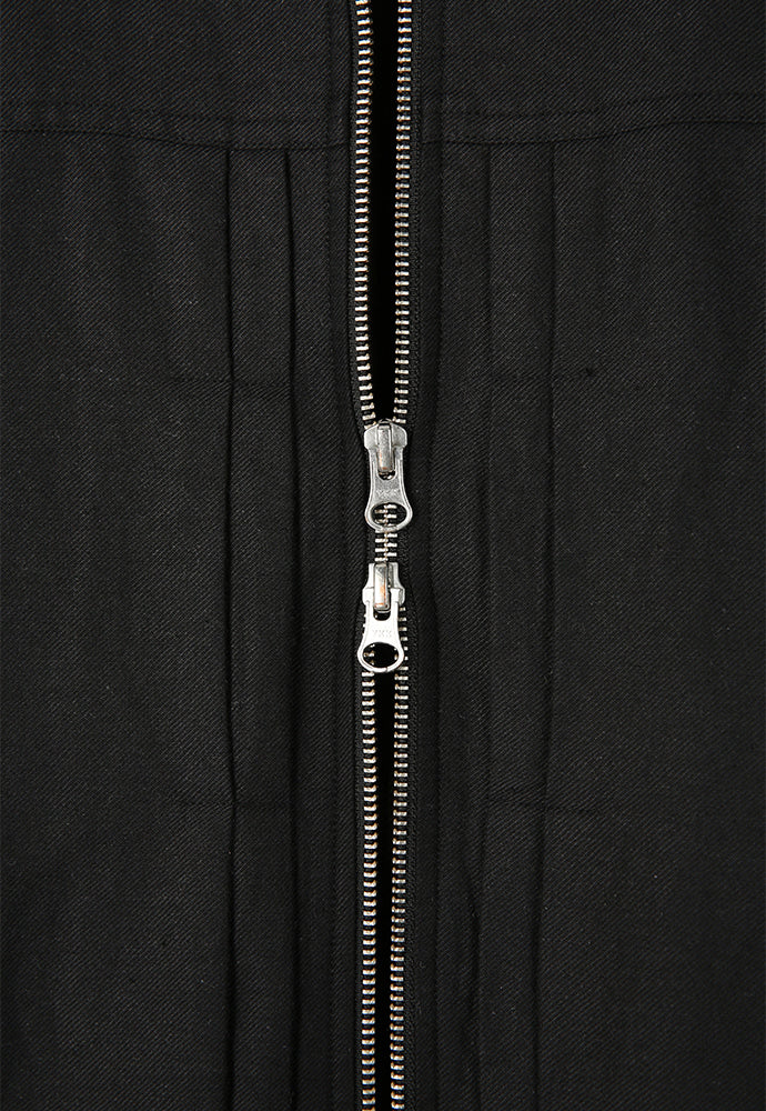 Tonywack - Milled Linen Rayon Type1 Zip Jacket (Black) product image 11 | TRAB K-Fashion Australia