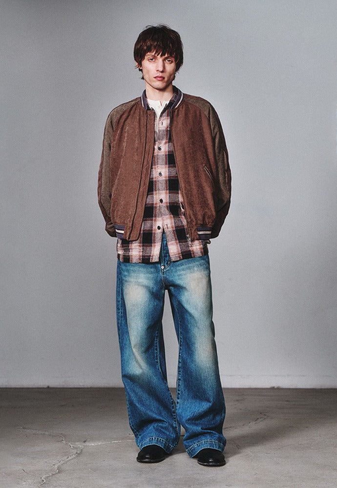 Art if acts - Vintage Souvenir Jacket (Old Brown/Moss) product image 1 | TRAB K-Fashion Australia