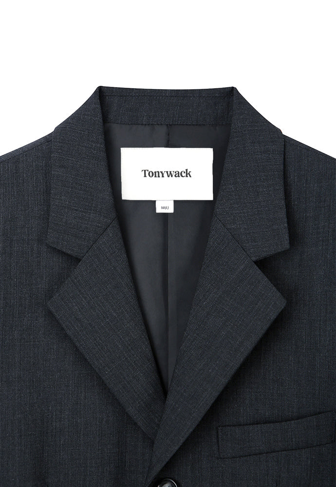 Tonywack - Crudo 3-Button Single Blazer (Grey) product image 7 | TRAB K-Fashion Australia