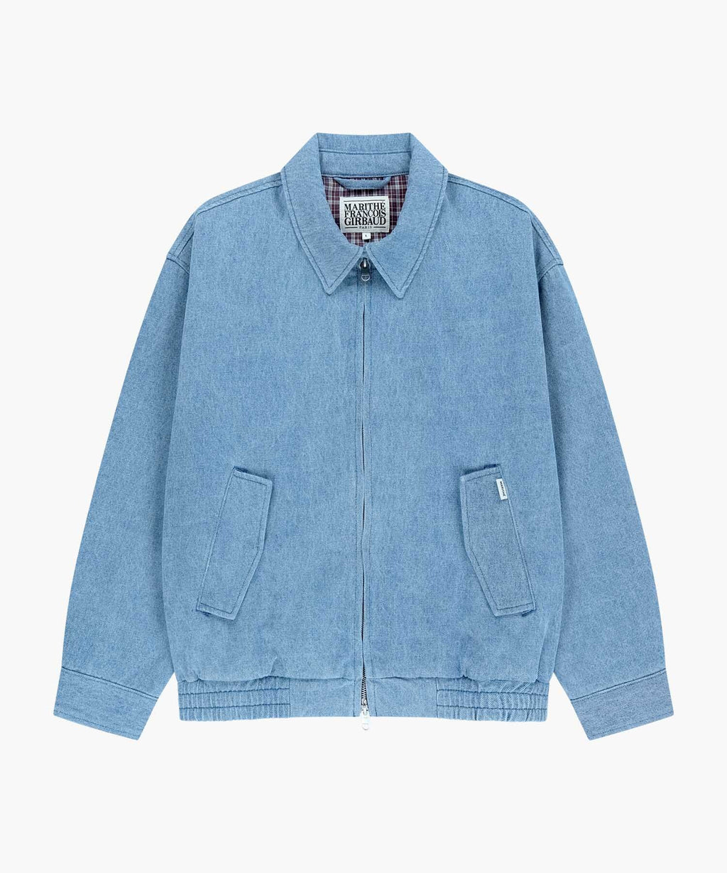 Marithe & Francois Girbaud - Denim Harrington Jacket (Blue) product image 6 | TRAB K-Fashion Australia