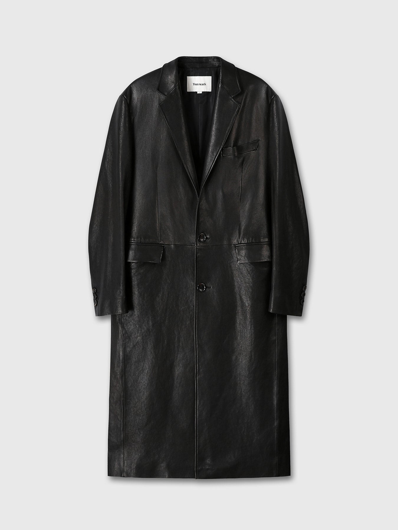 Tonywack - Vegetable Tanned Lamb Leather Single Coat (Black) product image 12 | TRAB K-Fashion Australia