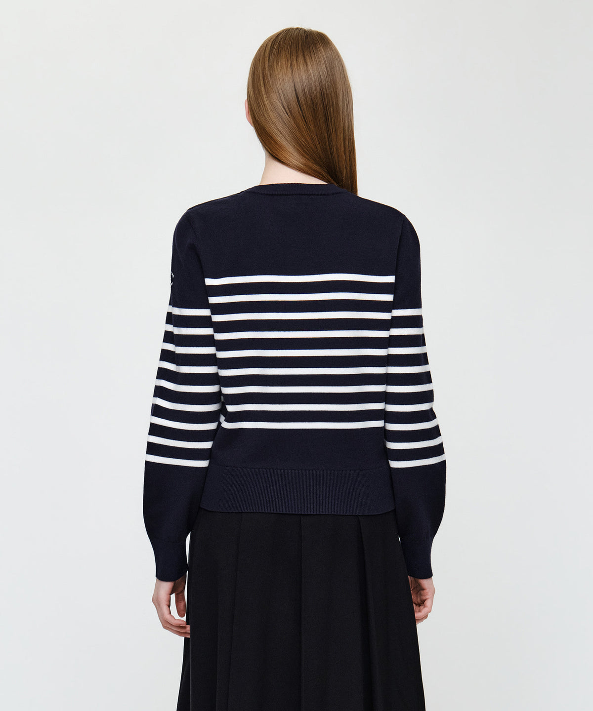 Marithe & Francois Girbaud - Marine Button Point Knit Pullover (Navy) product image 3 | TRAB K-Fashion Australia