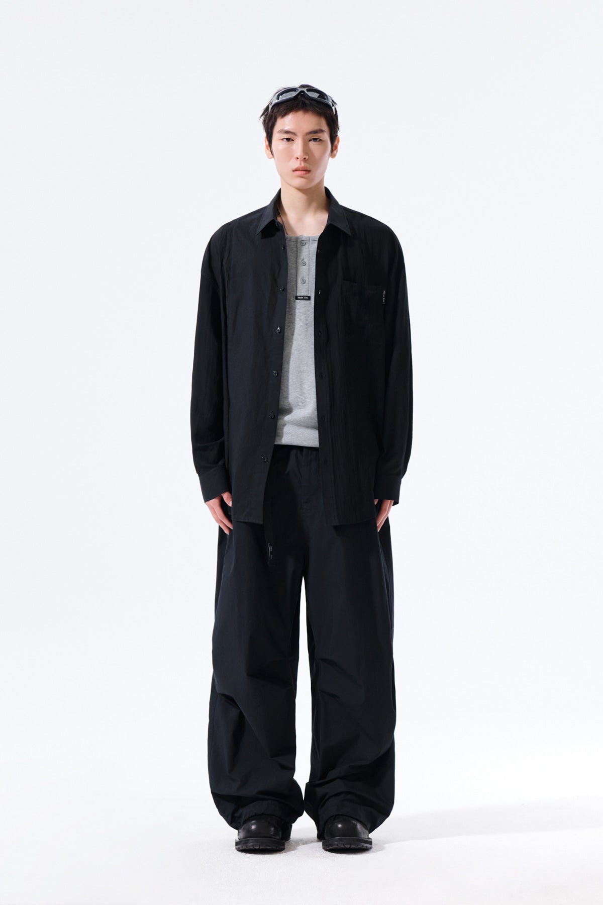 Matin Kim - Strap Belted Pants (Black) product image 12 | TRAB K-Fashion Australia