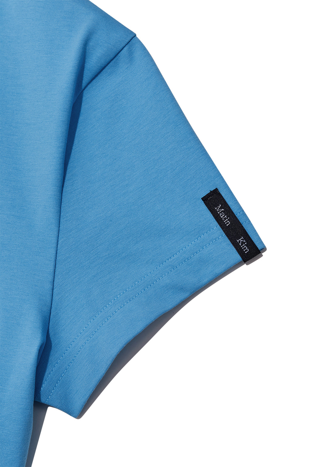 Matin Kim - Slit Button Point Crop Top (Blue) product image 5 | TRAB K-Fashion Australia