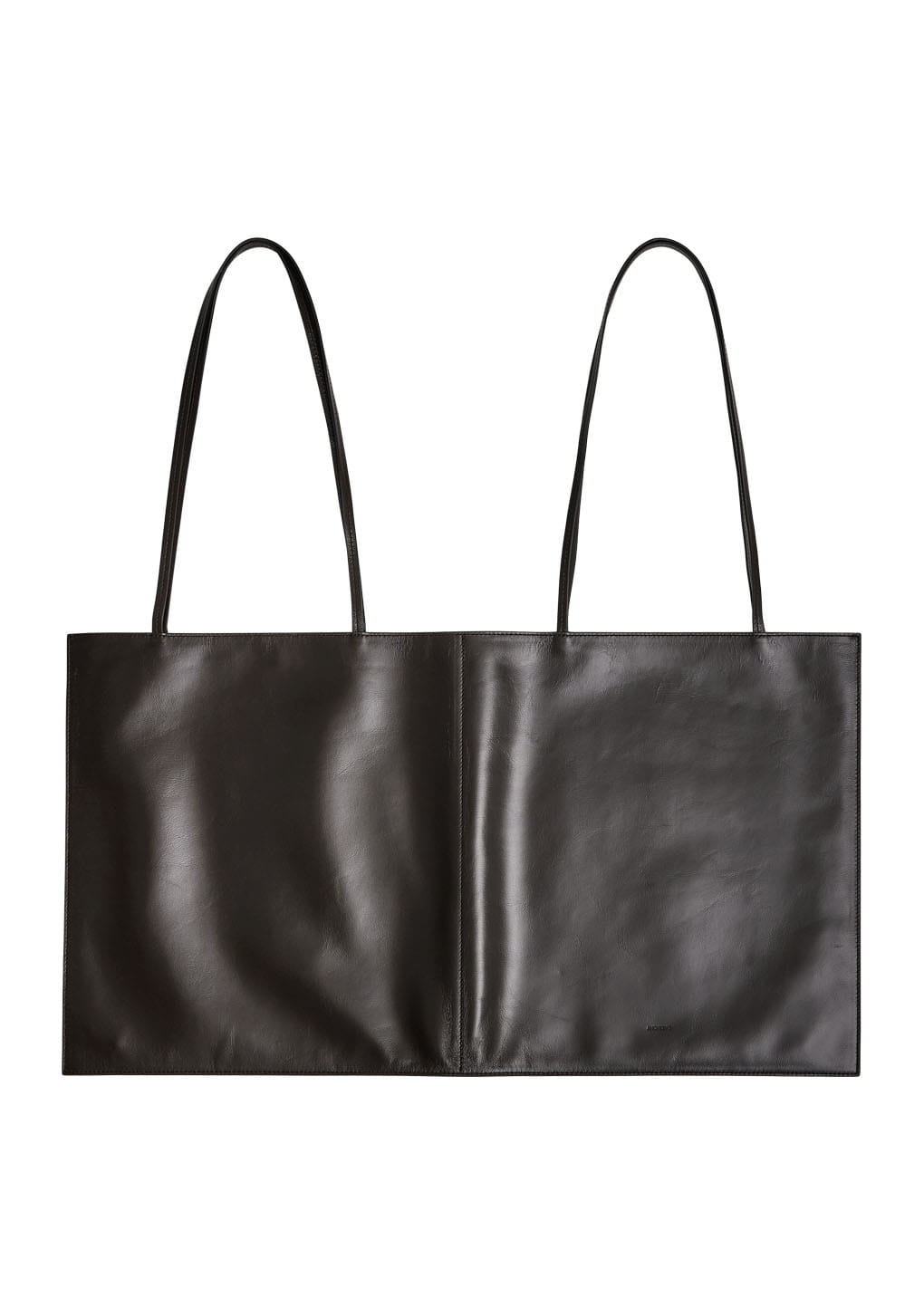 Amomento - Large Slim Leather Bag (Dark Brown) product image 9 | TRAB K-Fashion Australia