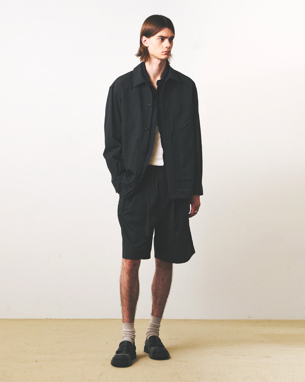 Eastlogue - Carpenter Shirts Jacket (Charcoal Twill) product image 1 | TRAB K-Fashion Australia