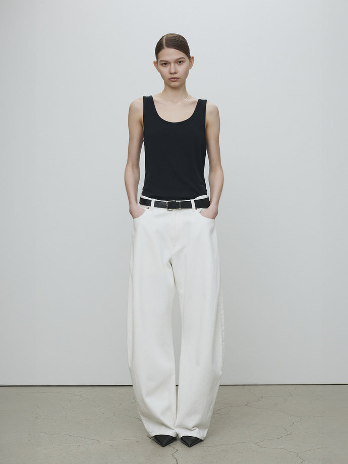 Tonywack - Garment-Dyed Cotton Sleeveless (Faded Black) product image 1 | TRAB K-Fashion Australia