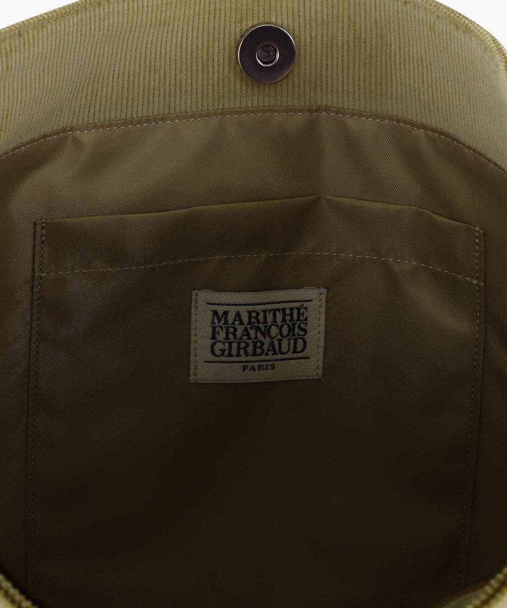 Marithe & Francois Girbaud - Classic Logo Corduroy Bag (Beige) product image 4 | TRAB K-Fashion Australia