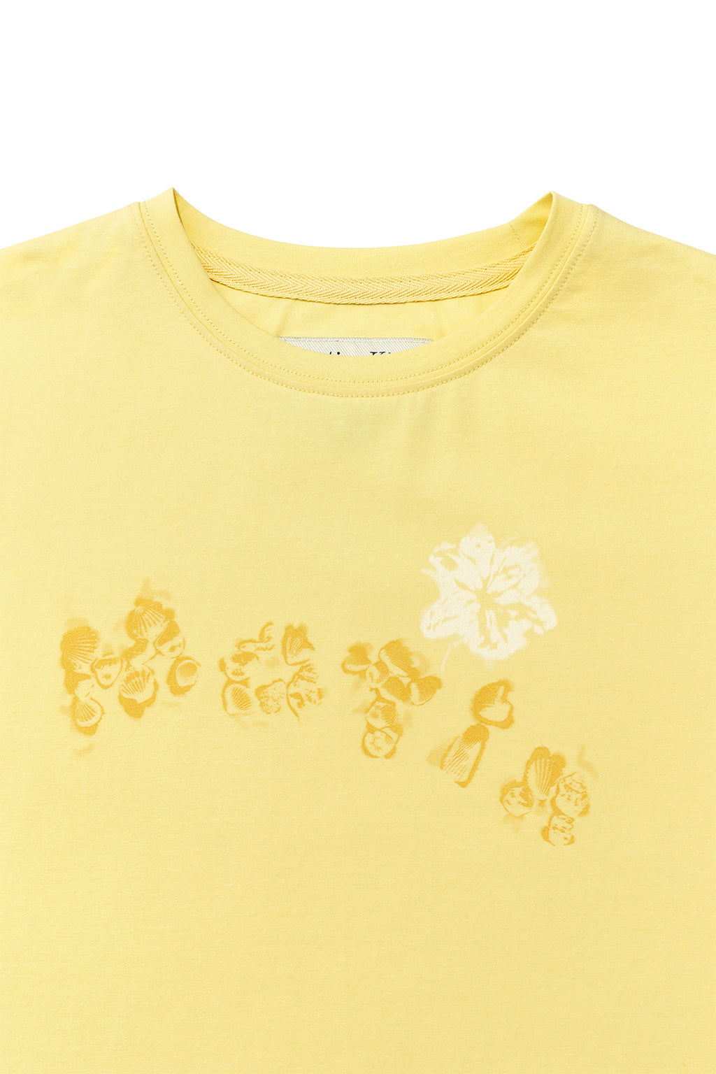 Matin Kim - Bubbly Graphic Printing Top (Light Yellow) product image 3 | TRAB K-Fashion Australia