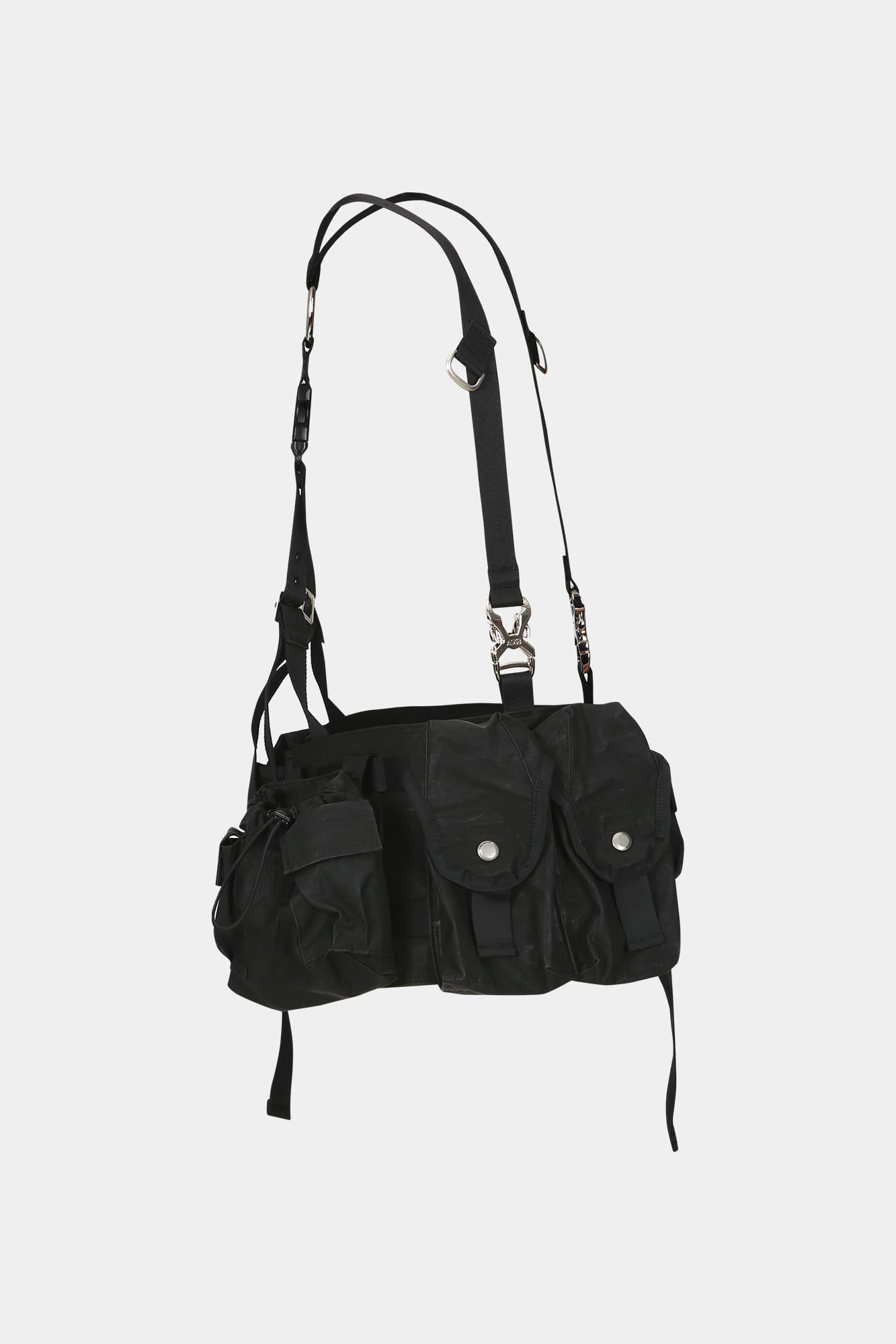 Andersson Bell - Nika Waxed Utility Pocket Vest (Black) product image 9 | TRAB K-Fashion Australia