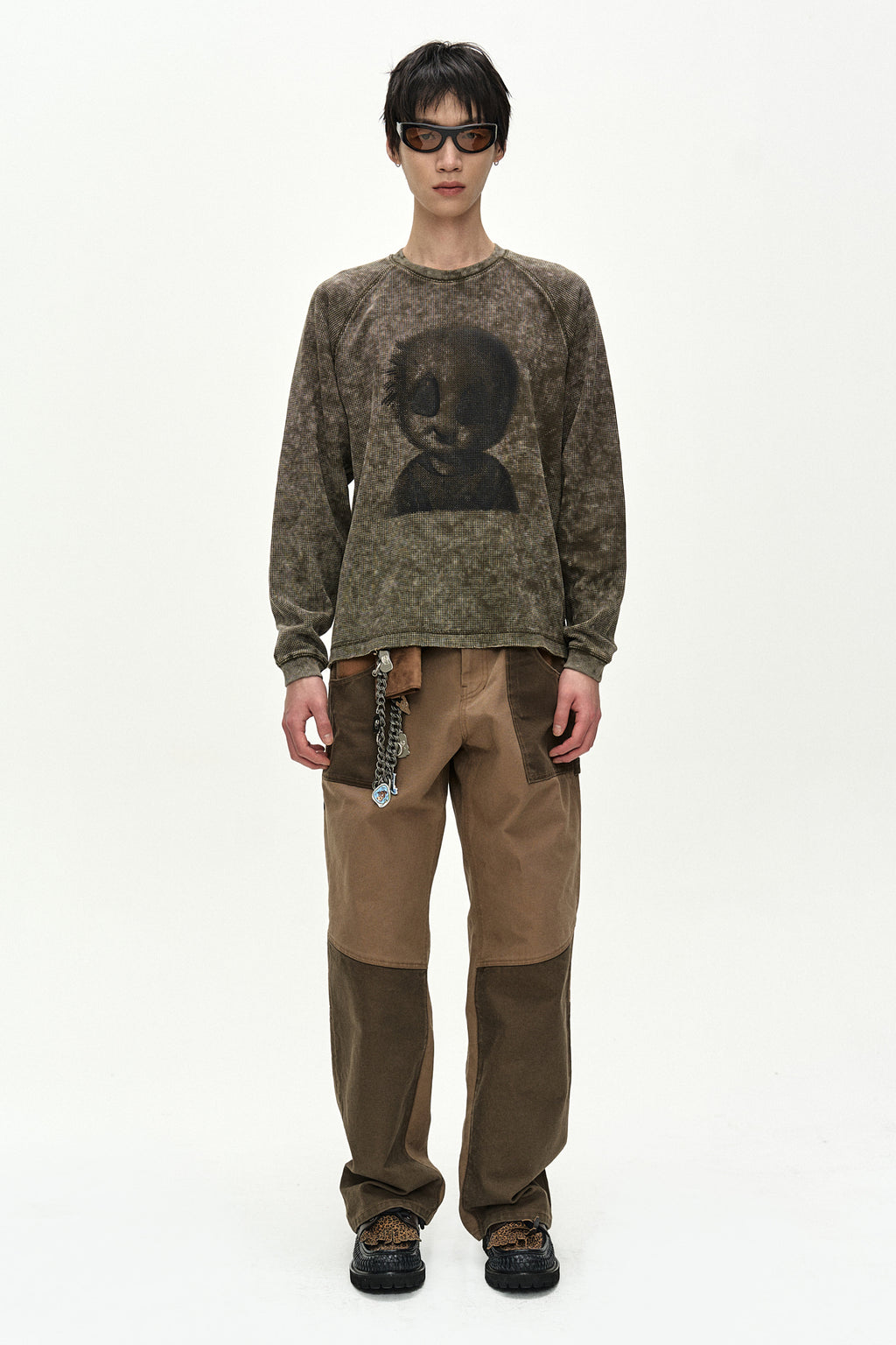 Andersson Bell - Andersson Bell X Brain Dead Keychain Wallet (Tan) product image 2 | TRAB K-Fashion Australia