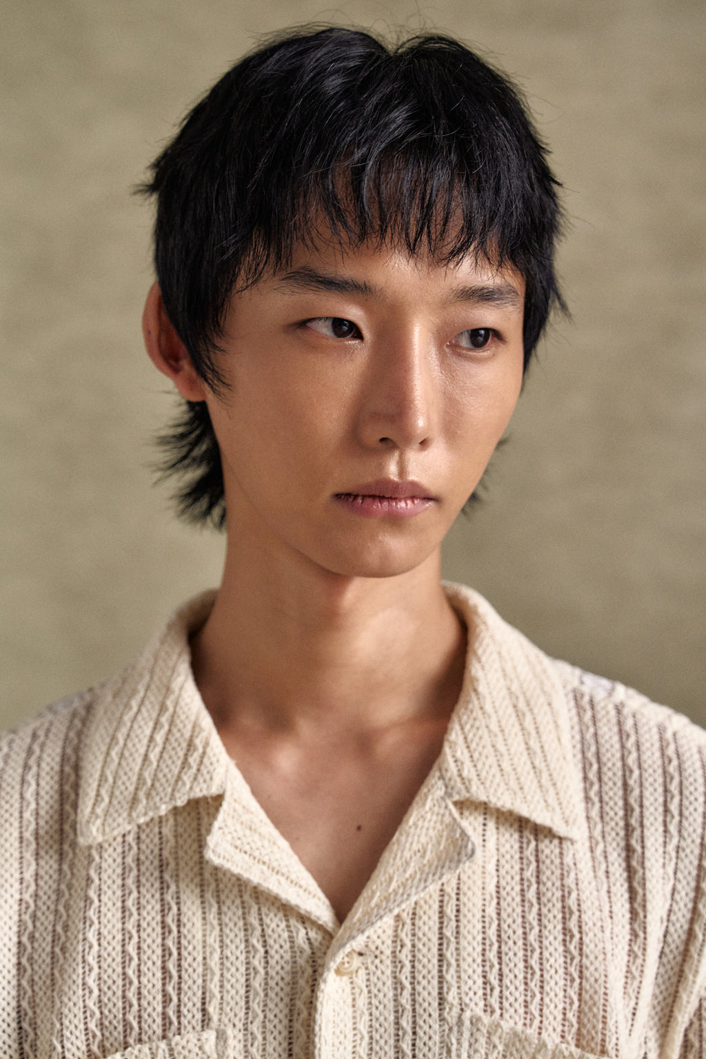 Andersson Bell - Jacquard Stripe Shirts (Ecru) product image 5 | TRAB K-Fashion Australia